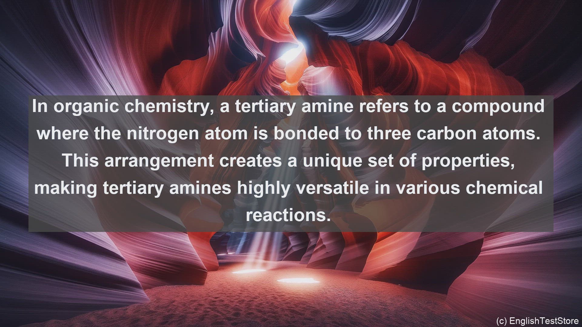 'Video thumbnail for Tertiary amine in science  definition and examples'