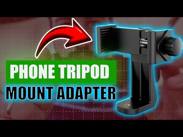 Video thumbnail for Say Goodbye to Shaky Shots with Ruittos Phone Tripod Mount Adapter! 📱📸