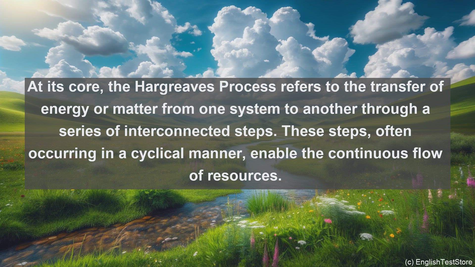 'Video thumbnail for Hargreaves process in science  definition and examples'