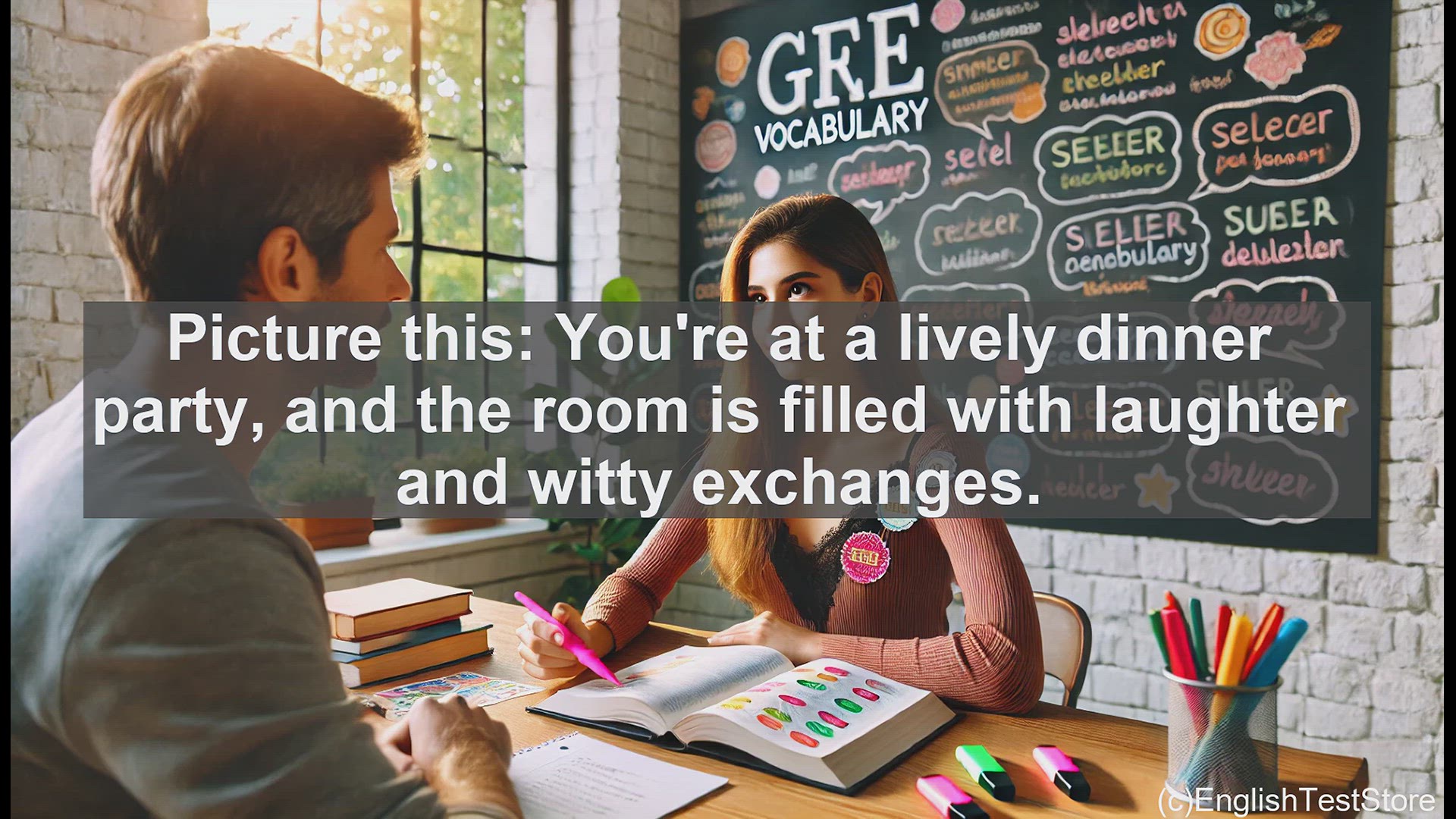 'Video thumbnail for GRE Vocabulary Lesson: The Art of Bantering - Mastering Playful Exchanges'