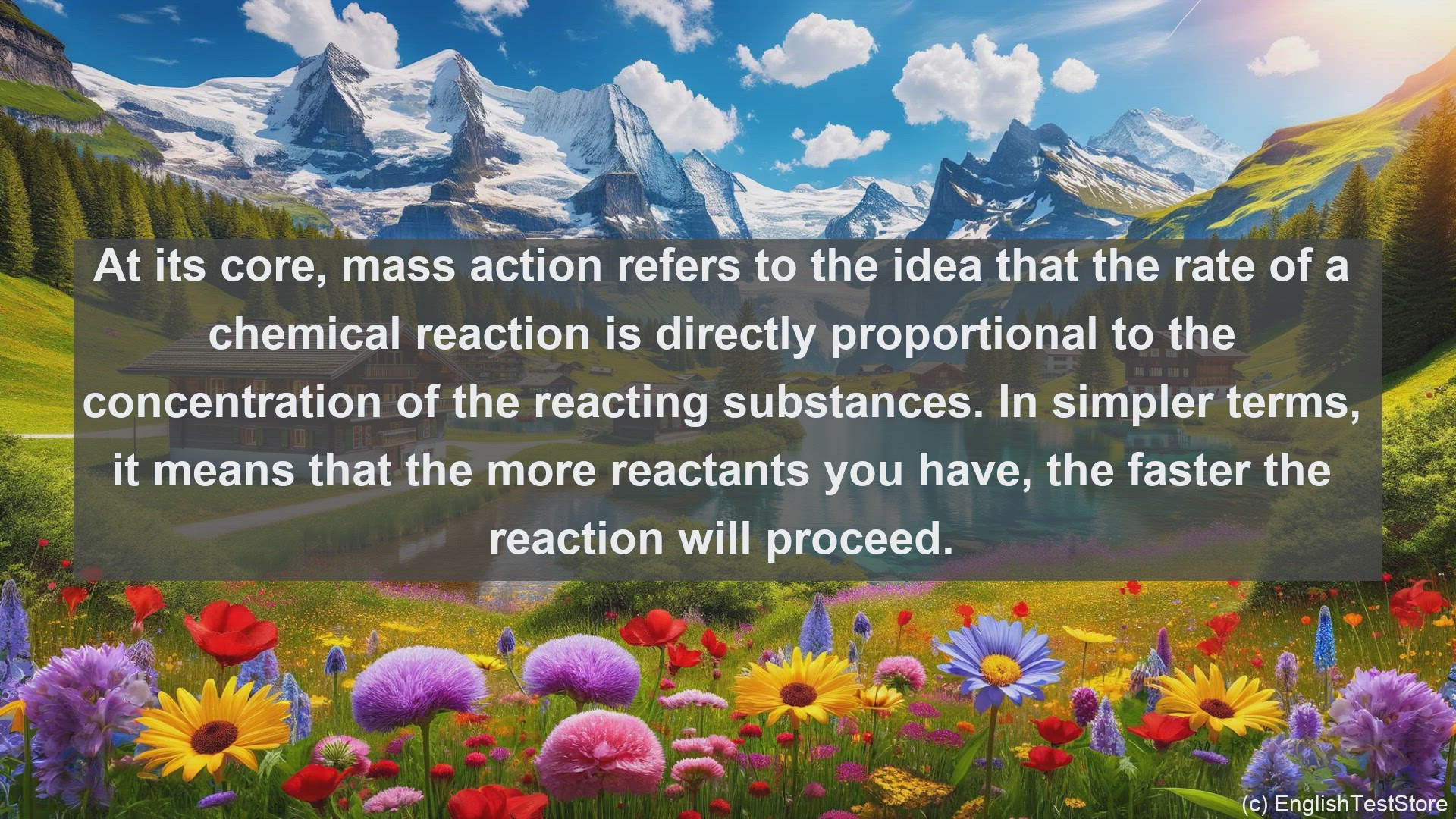 'Video thumbnail for Mass action in science  definition and examples'