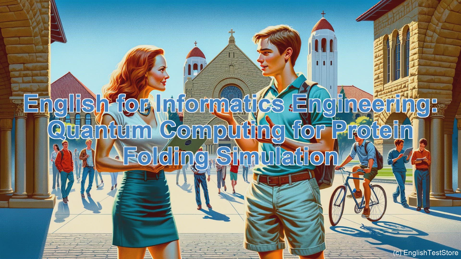 'Video thumbnail for English Conversation for Informatics Engineering: Quantum Computing for Protein Folding Simulation'