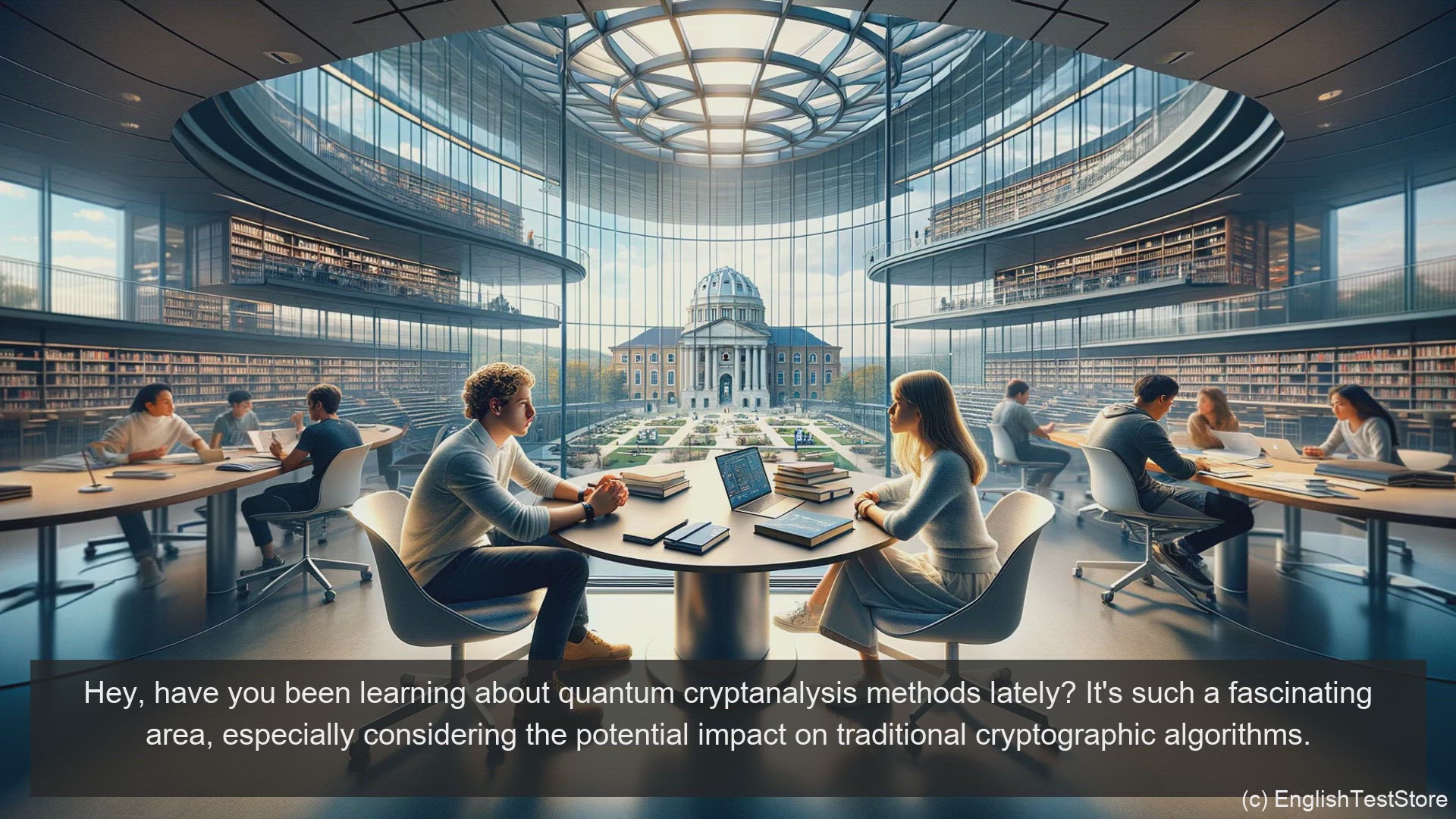 'Video thumbnail for English Conversation for Informatics Engineering: Quantum Cryptanalysis Methods'