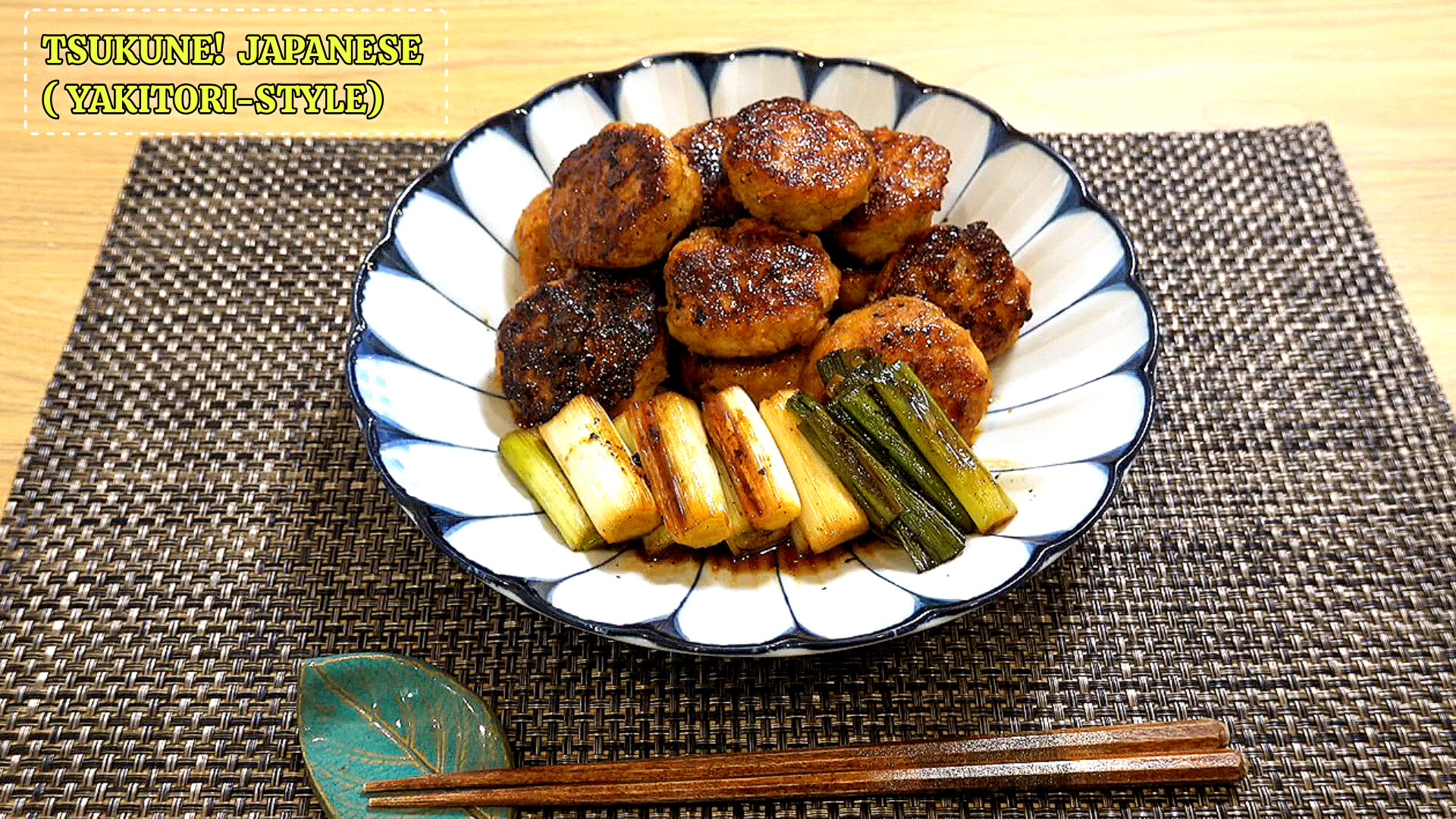 Video thumbnail for TSUKUNE! Japanese Cook Tsukune( Yakitori-style)