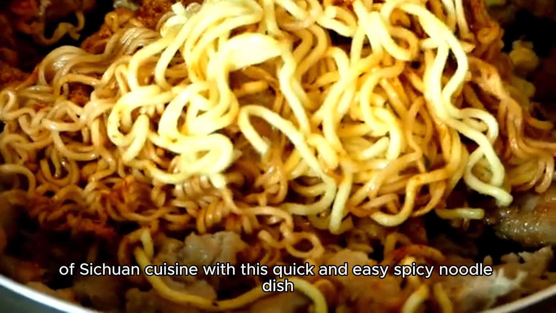 Video thumbnail for Spicy Sichuan Noodles