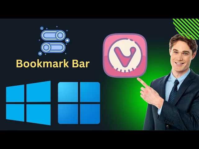 'Video thumbnail for How to Show or Hide Bookmark Bar in Vivaldi on Windows 11 or 10 | GearUpWindows Tutorial'