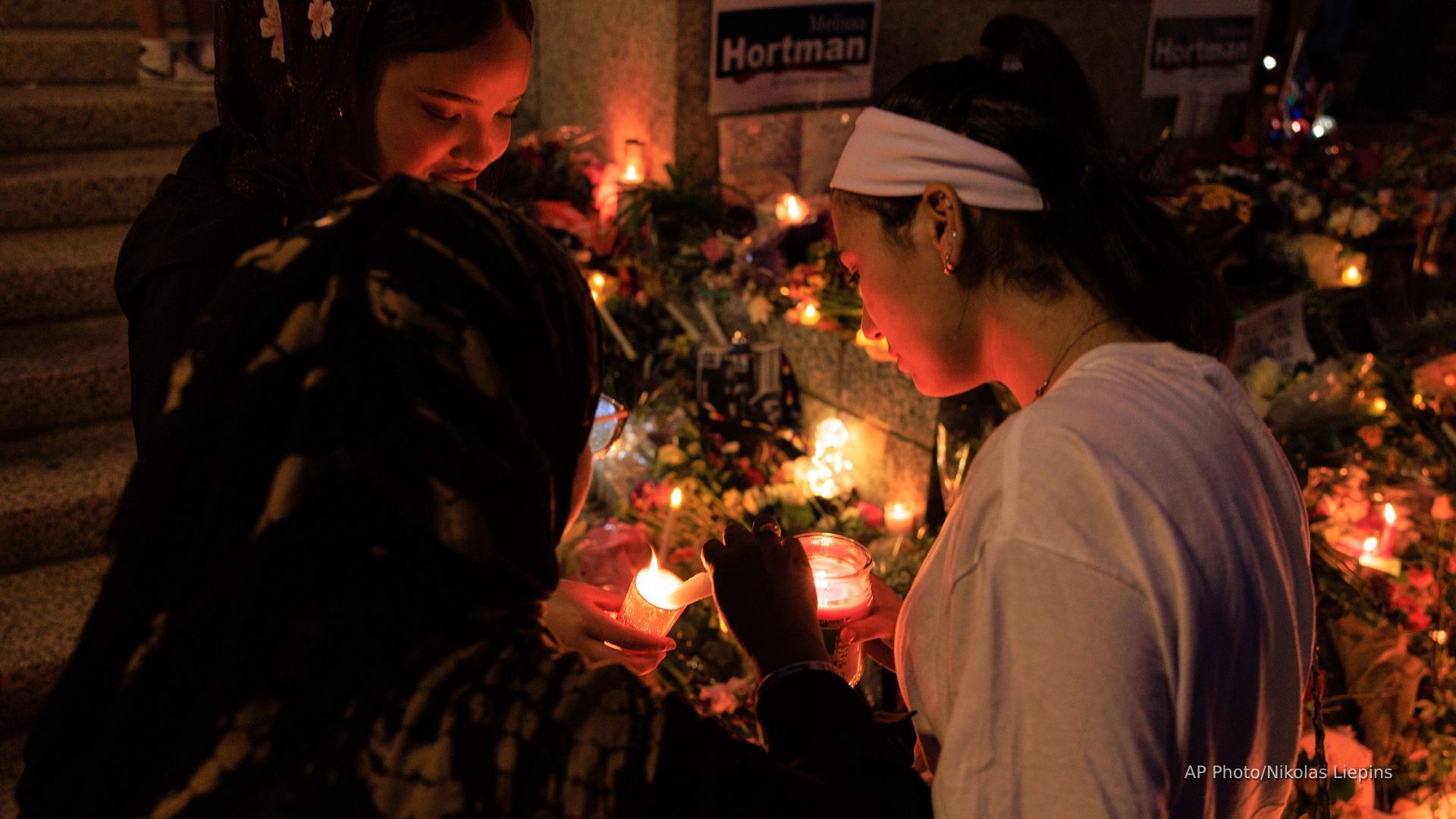'Video thumbnail for Minnesota mourns Rep. Melissa Hortman as break-in reported at her home'