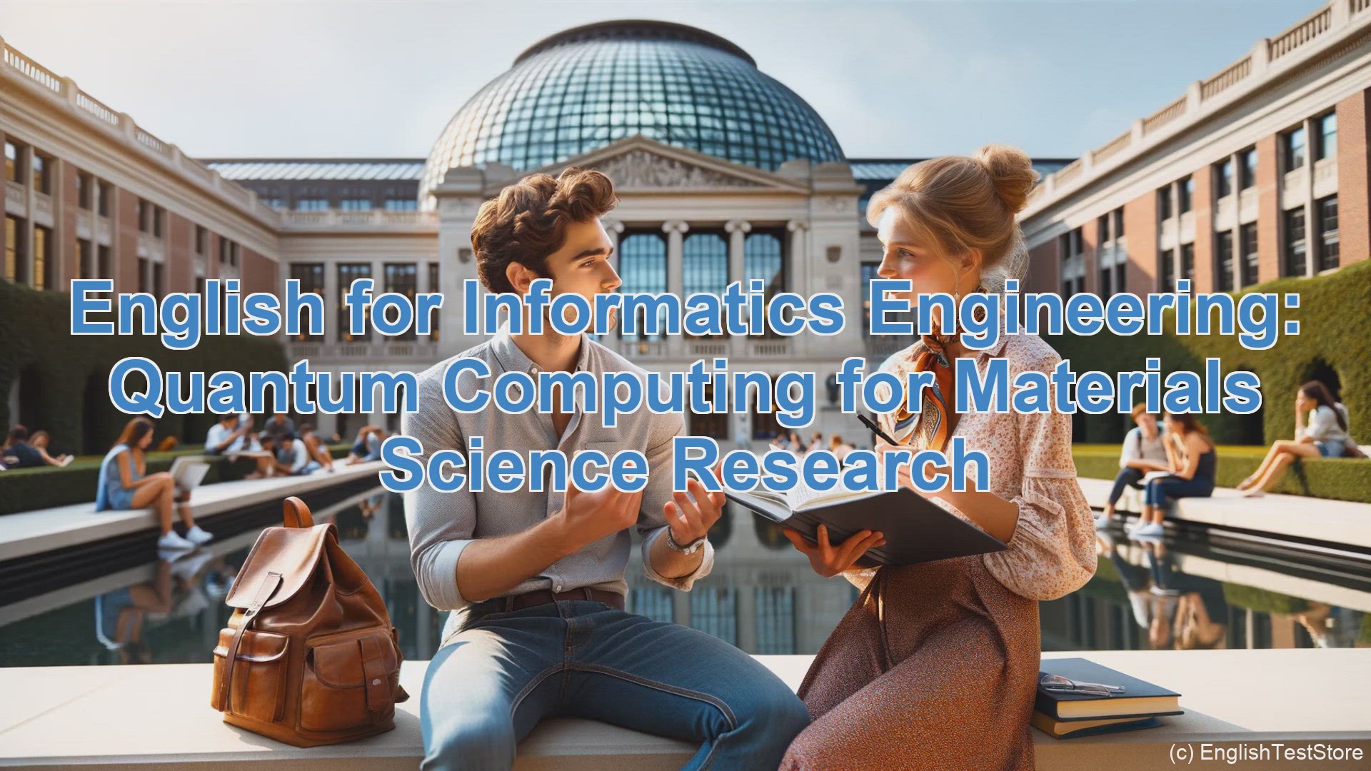 'Video thumbnail for English Conversation for Informatics Engineering: Quantum Computing for Materials Science Research'