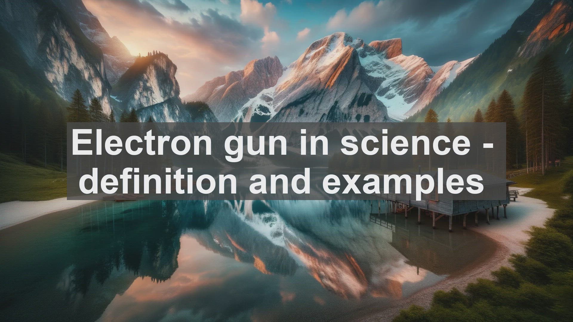 'Video thumbnail for Electron gun in science  definition and examples'