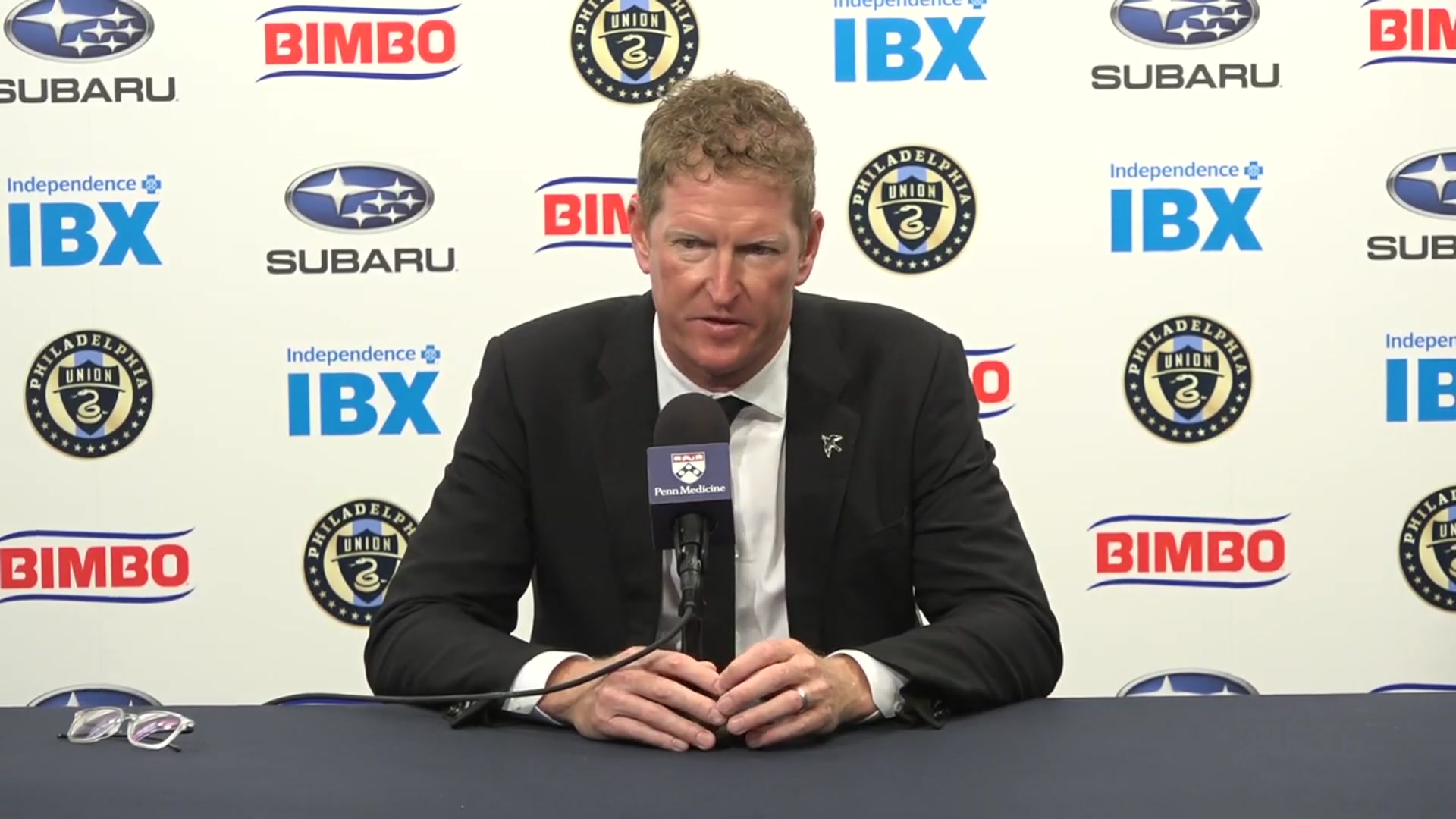 'Video thumbnail for stream punk soccer: jim curtin's union react to inter miami loss, fan frustration after 2-1 defeat'