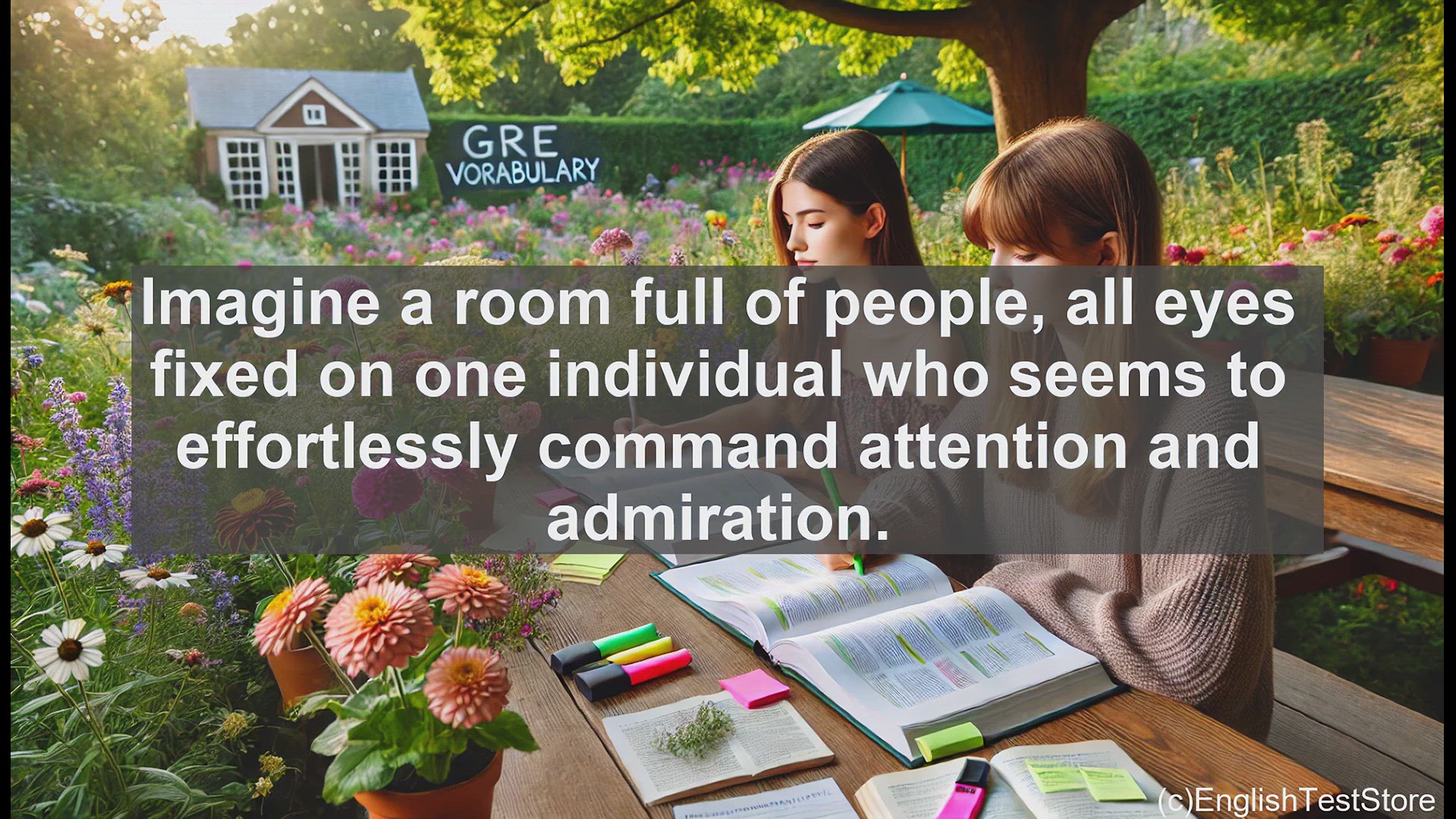 'Video thumbnail for GRE Vocabulary Lesson: The Power of Charisma - Unlocking the Secret to Captivating Audiences'