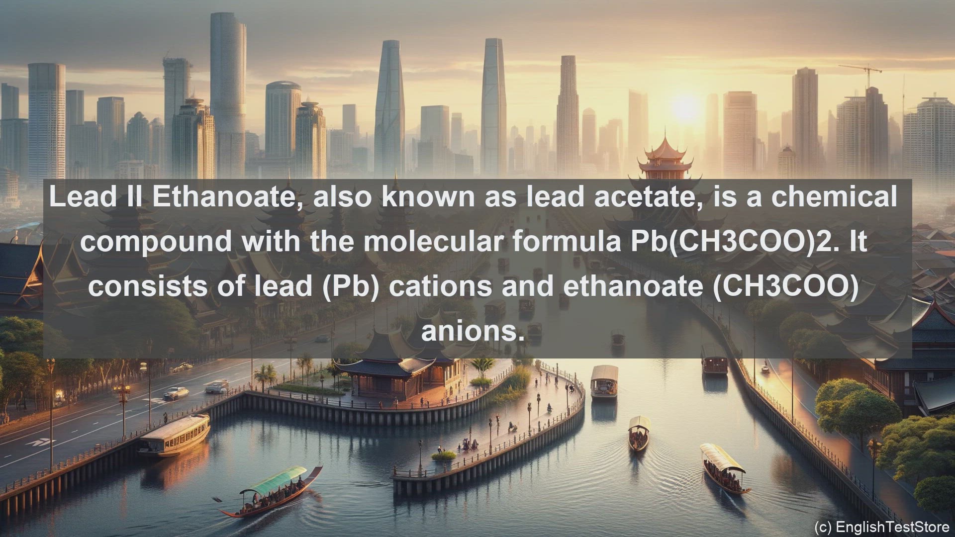 'Video thumbnail for Lead ii ethanoate in science  definition and examples'