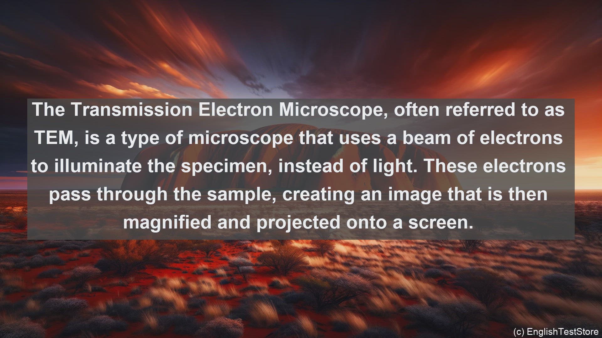 'Video thumbnail for Transmission electron microscope in science  definition and examples'