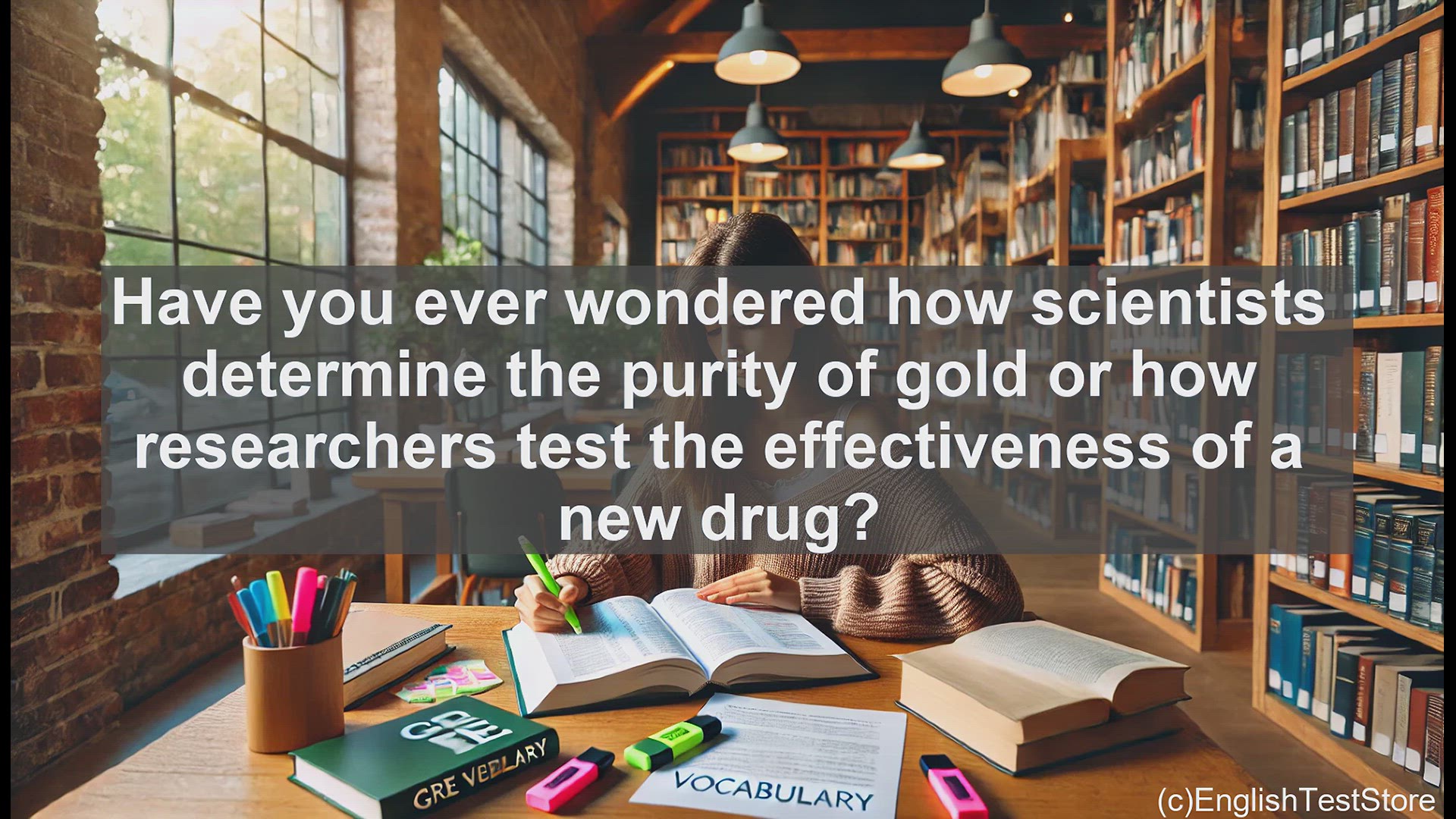 'Video thumbnail for GRE Vocabulary Lesson: Exploring the Fascinating World of Assay'