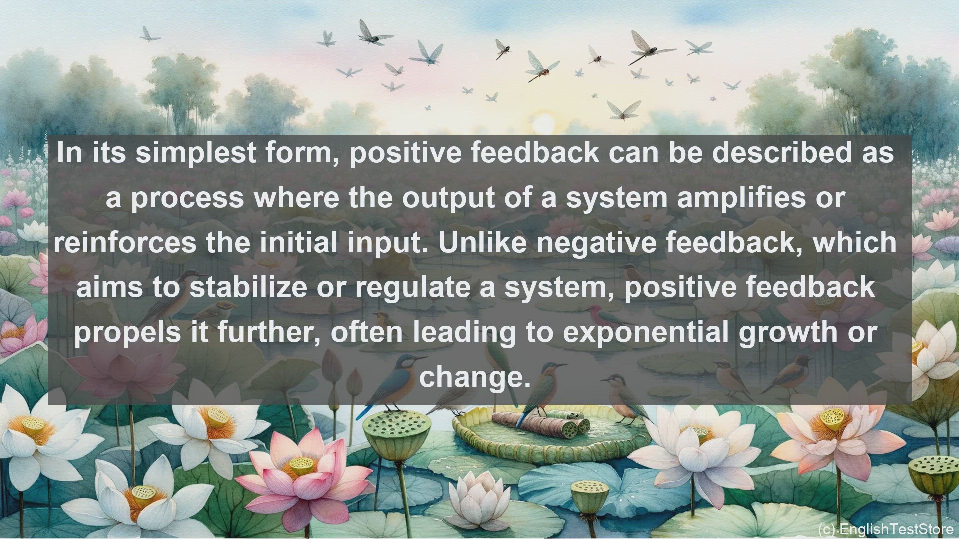 'Video thumbnail for Positive feedback in science  definition and examples'