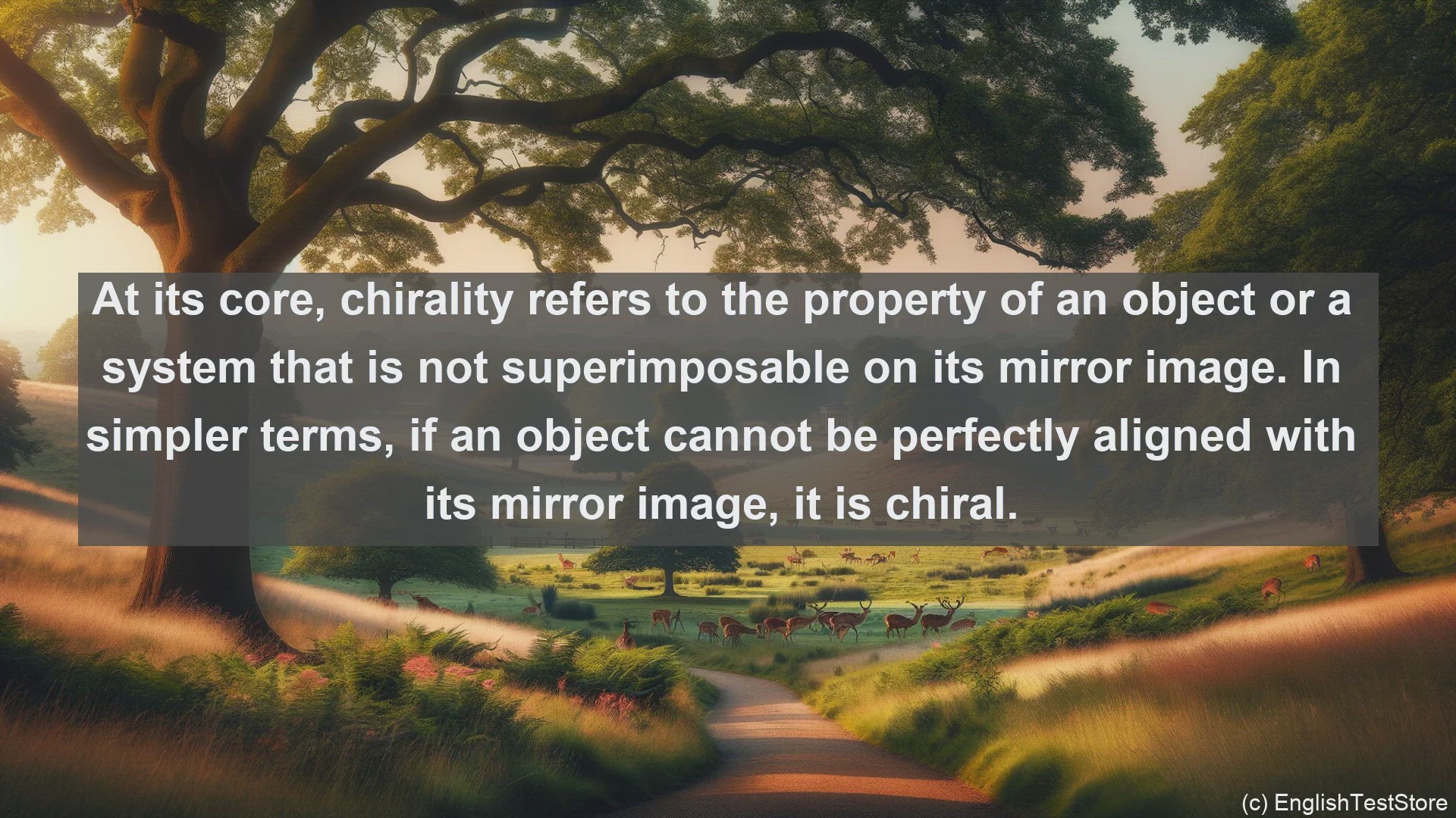 'Video thumbnail for Chirality element in science  definition and examples'