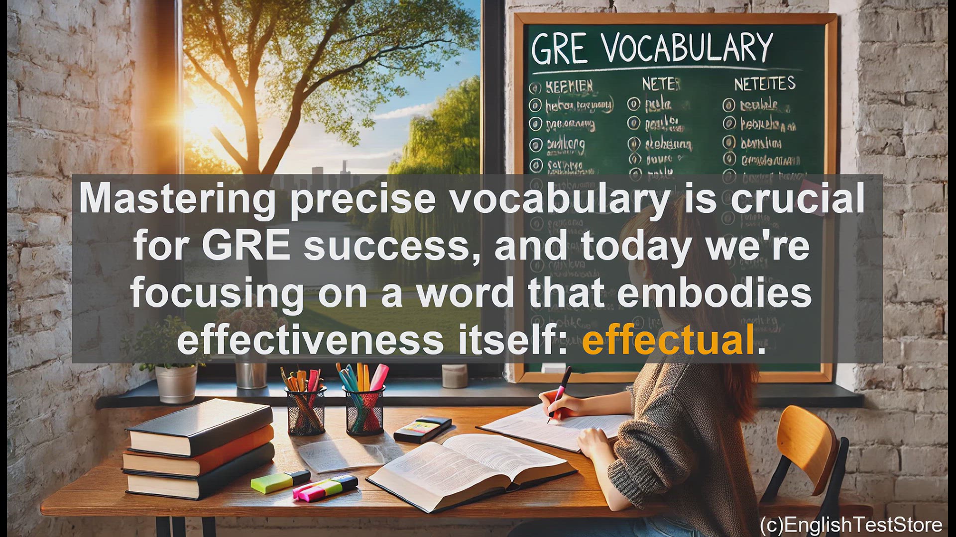 'Video thumbnail for GRE Vocabulary Lesson: Mastering Effectual Vocabulary for GRE Success'