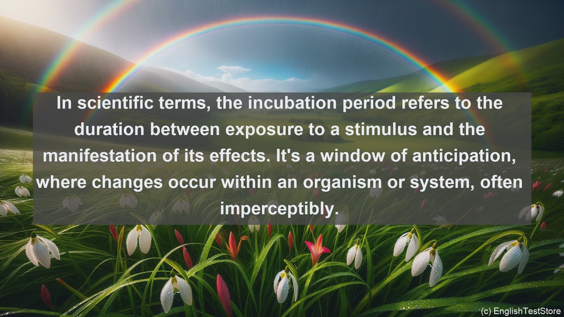 'Video thumbnail for Incubation period in science  definition and examples'