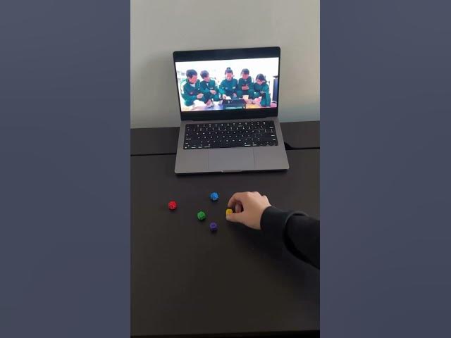 Video thumbnail for I can play gonggi faster than player 388! #squidgame #netflix