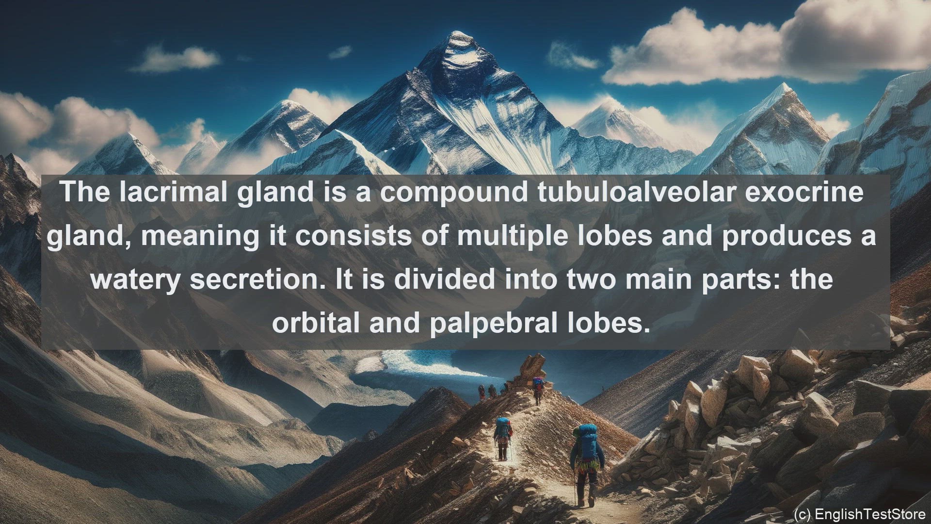 'Video thumbnail for Lacrimal gland in science  definition and examples'