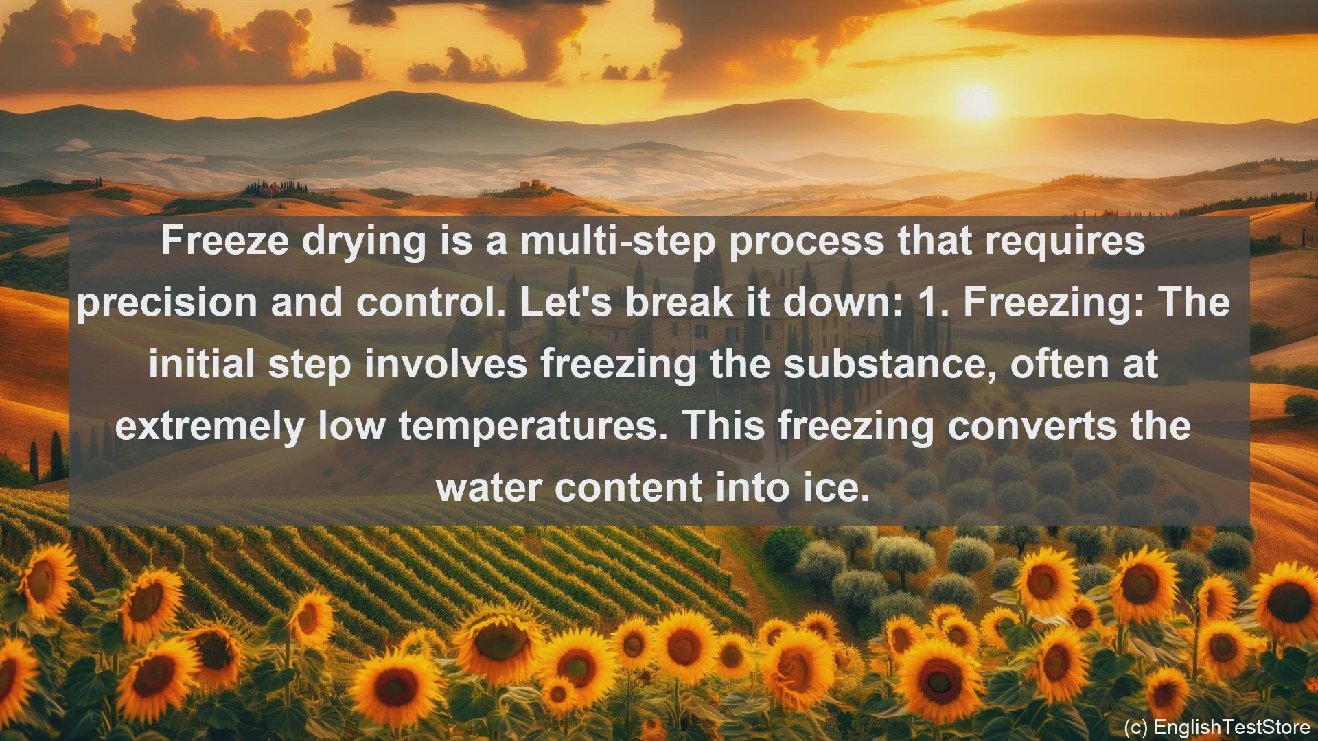 'Video thumbnail for Freeze drying in science  definition and examples'