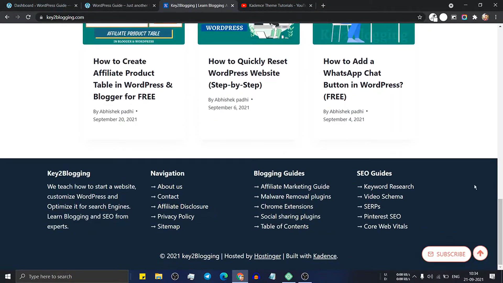 'Video thumbnail for How To Add Custom Footer in WordPress for FREE _ (Using Gutenberg editor)'
