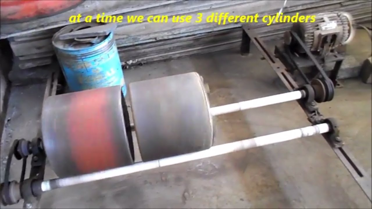 Video thumbnail for Home made tumbler mill/Tumbler mill/Tumbler mill for stones/Ball mill/Stone tumbler