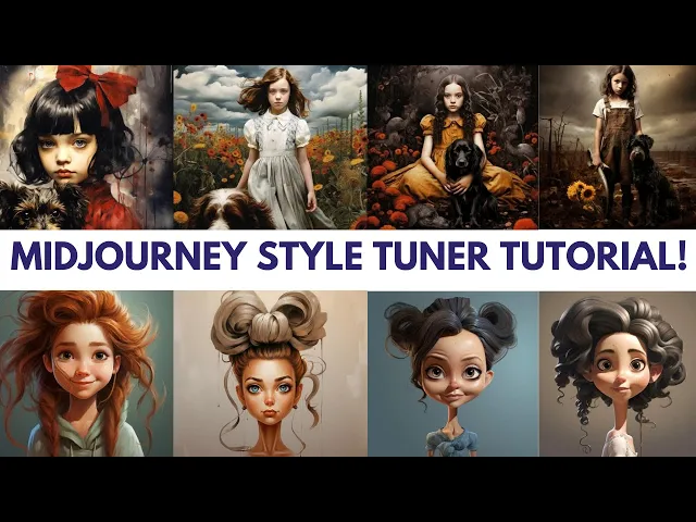 Video thumbnail for Midjourney Style Tuner - How to Use?
