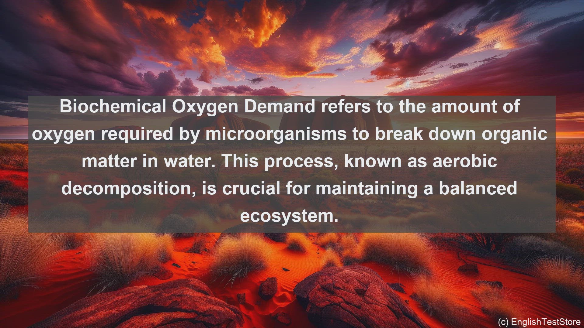 'Video thumbnail for Biochemical oxygen demand in science  definition and examples'