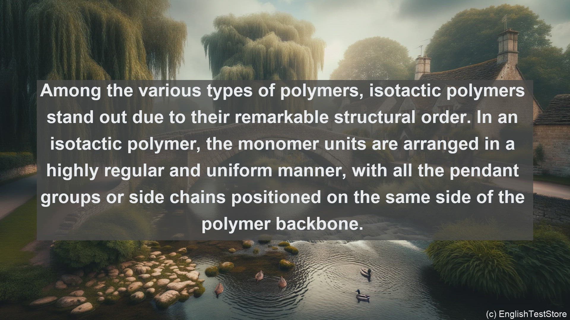 'Video thumbnail for Isotactic polymer in science  definition and examples'