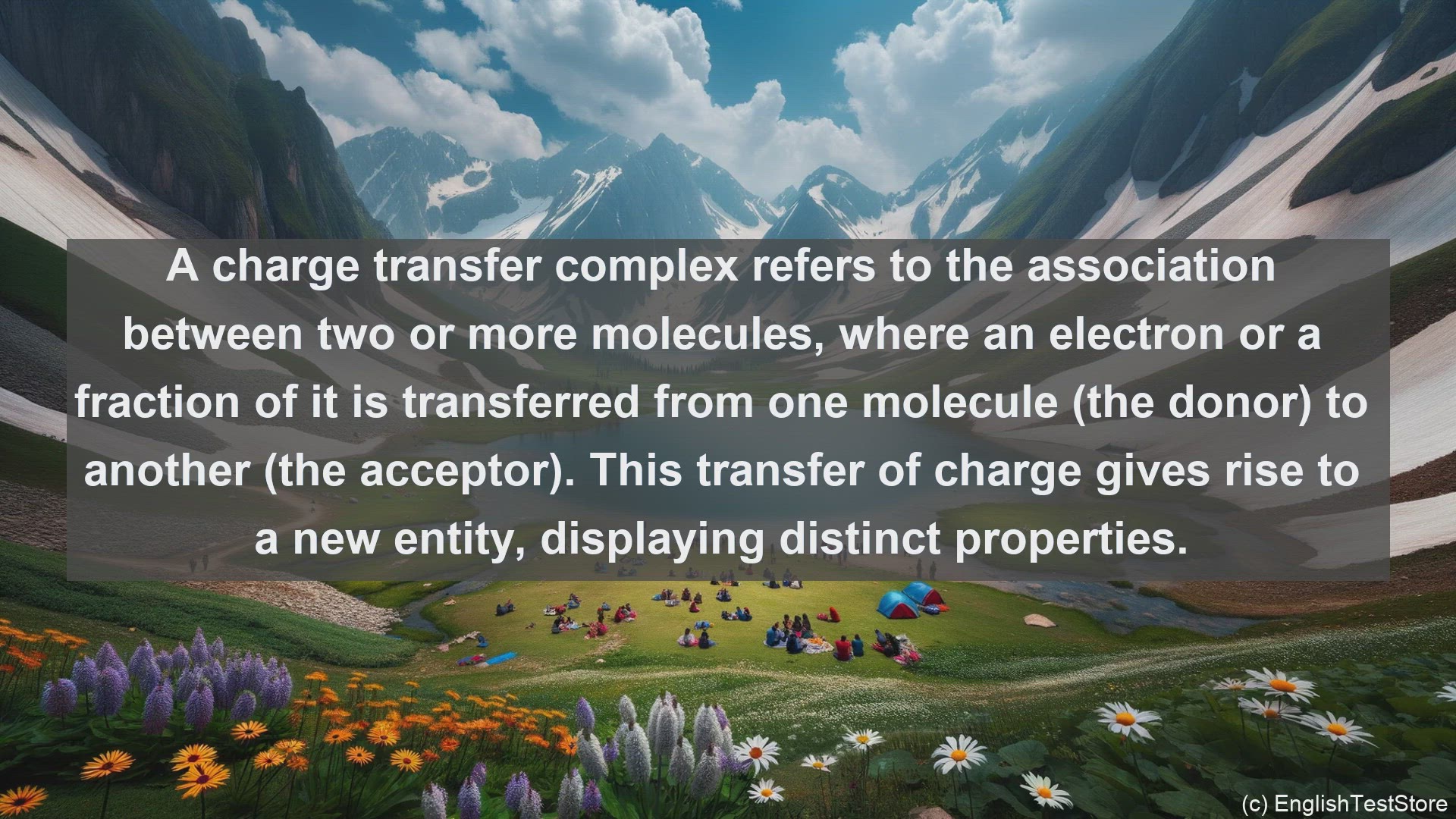 'Video thumbnail for Charge transfer complex in science  definition and examples'