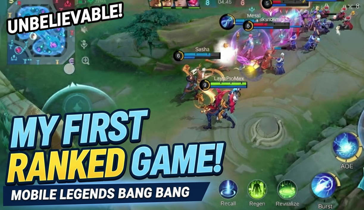 Video thumbnail for My First Ever Ranked Game in Mobile Legends Bang Bang