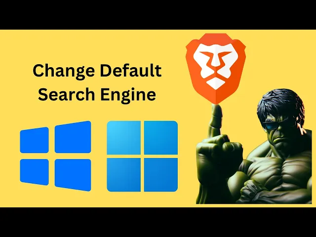 'Video thumbnail for How to Change Default Search Engine in Brave Browser on Windows 11 or 10 | GearUpWindows Tutorial'