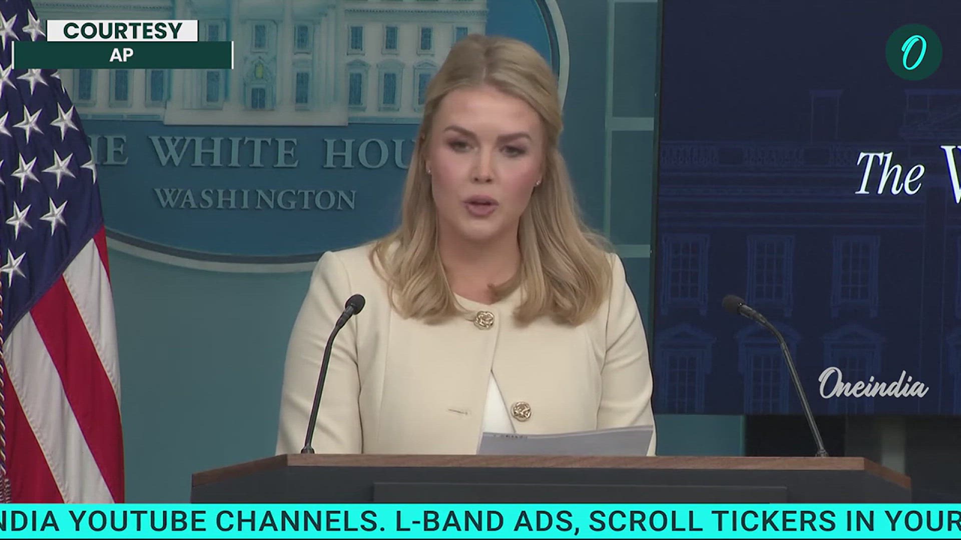 'Video thumbnail for Trump-Zelensky Call ROCKS Washington – Karoline Leavitt’s Ceasefire Bombshell!'
