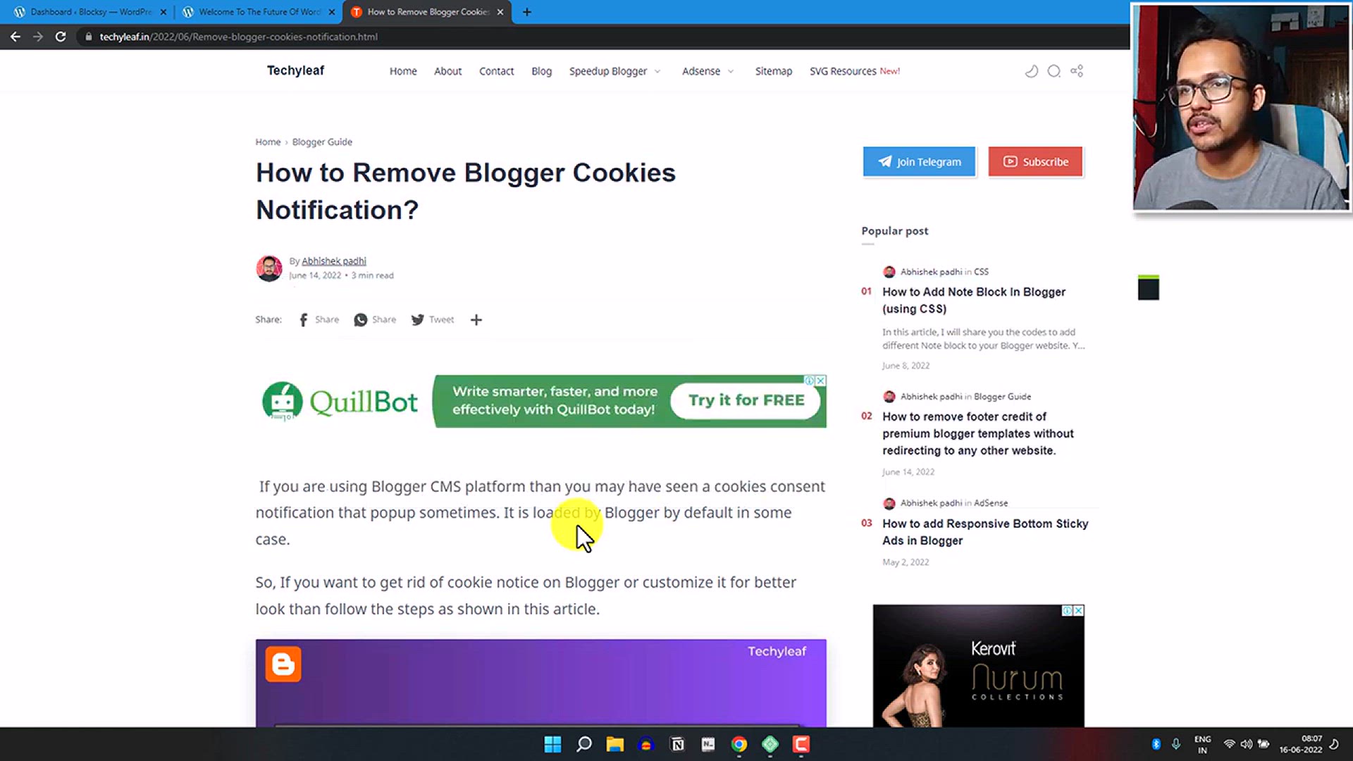 'Video thumbnail for How to Redirect Blogger to WordPress URL Automatically _ Migrate Blogger to WordPress (Part II)'