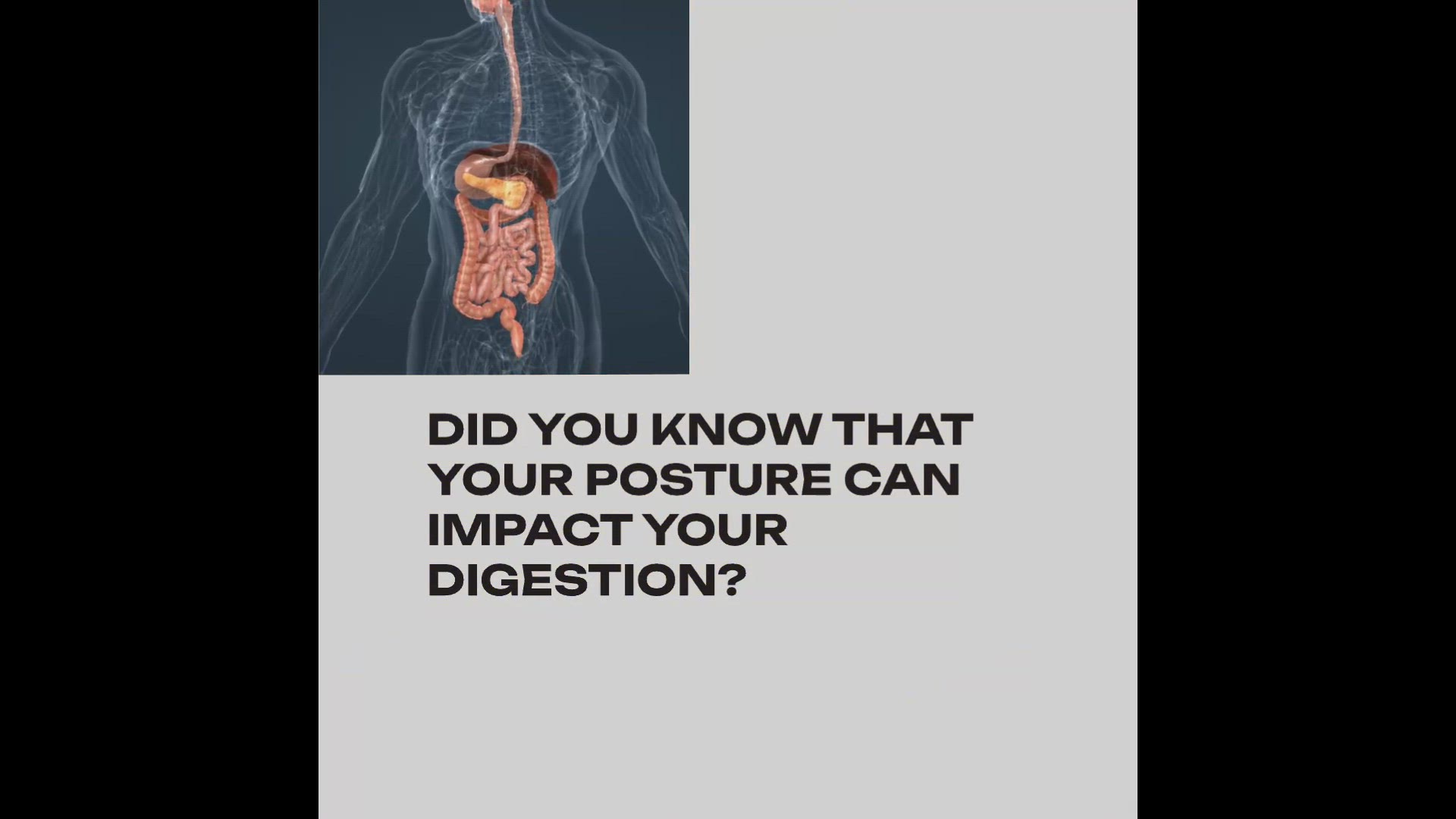 'Video thumbnail for Posture and Digestion: How Alignment Affects Gut Health'