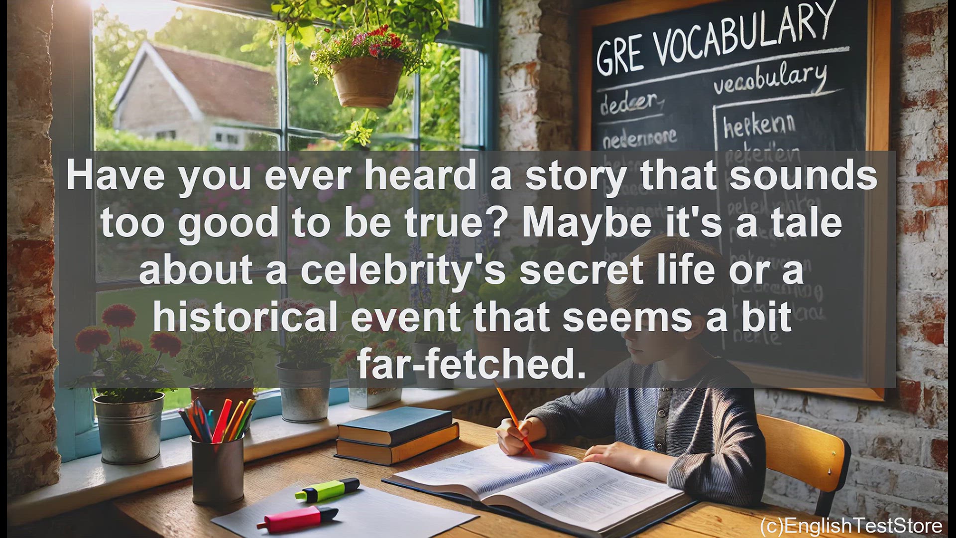 'Video thumbnail for GRE Vocabulary Lesson: Exploring the Fascinating World of Apocryphal Stories'