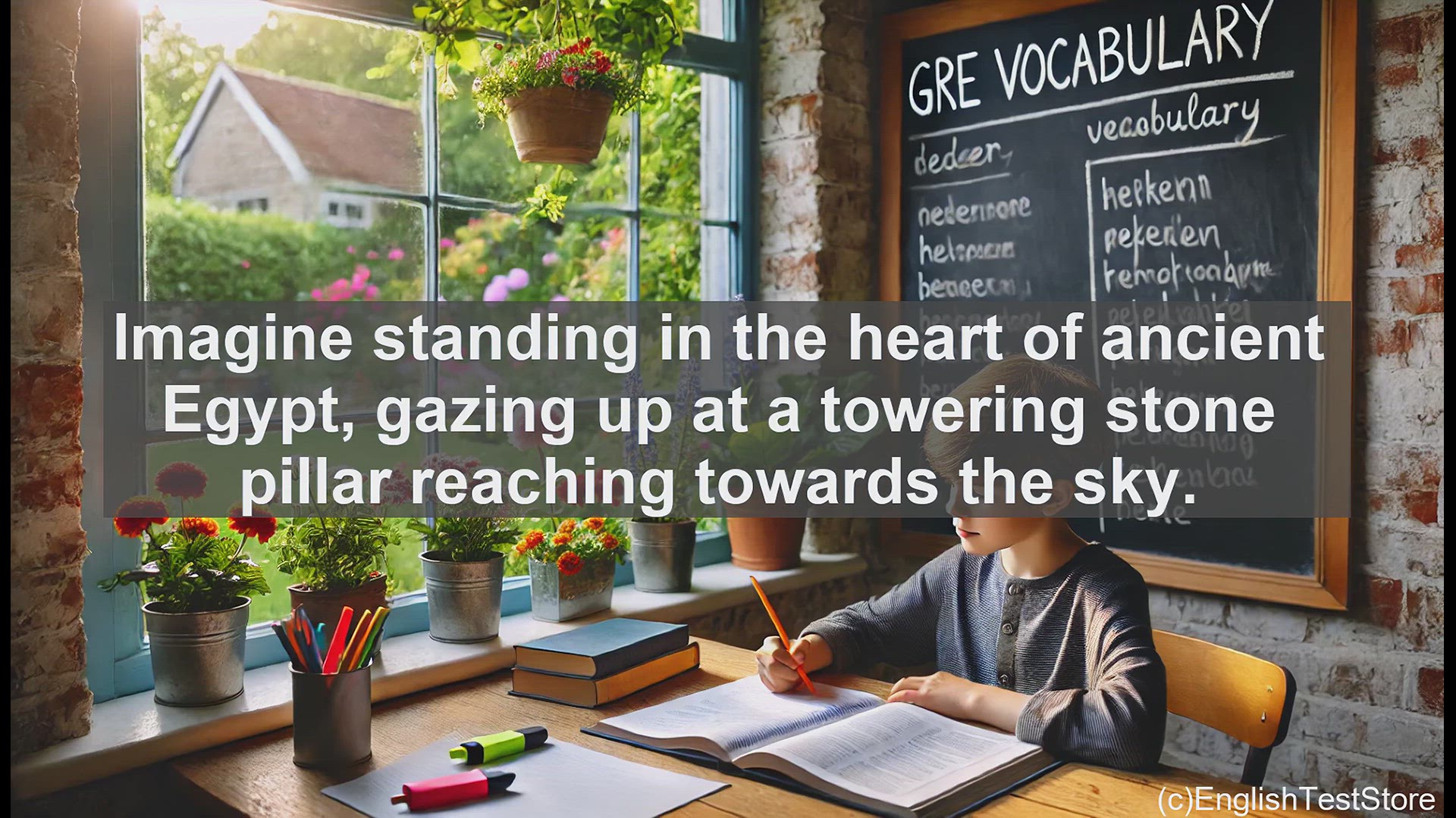 'Video thumbnail for GRE Vocabulary Lesson: Exploring the Majestic Obelisk - A Towering Symbol of Ancient Civilizations'
