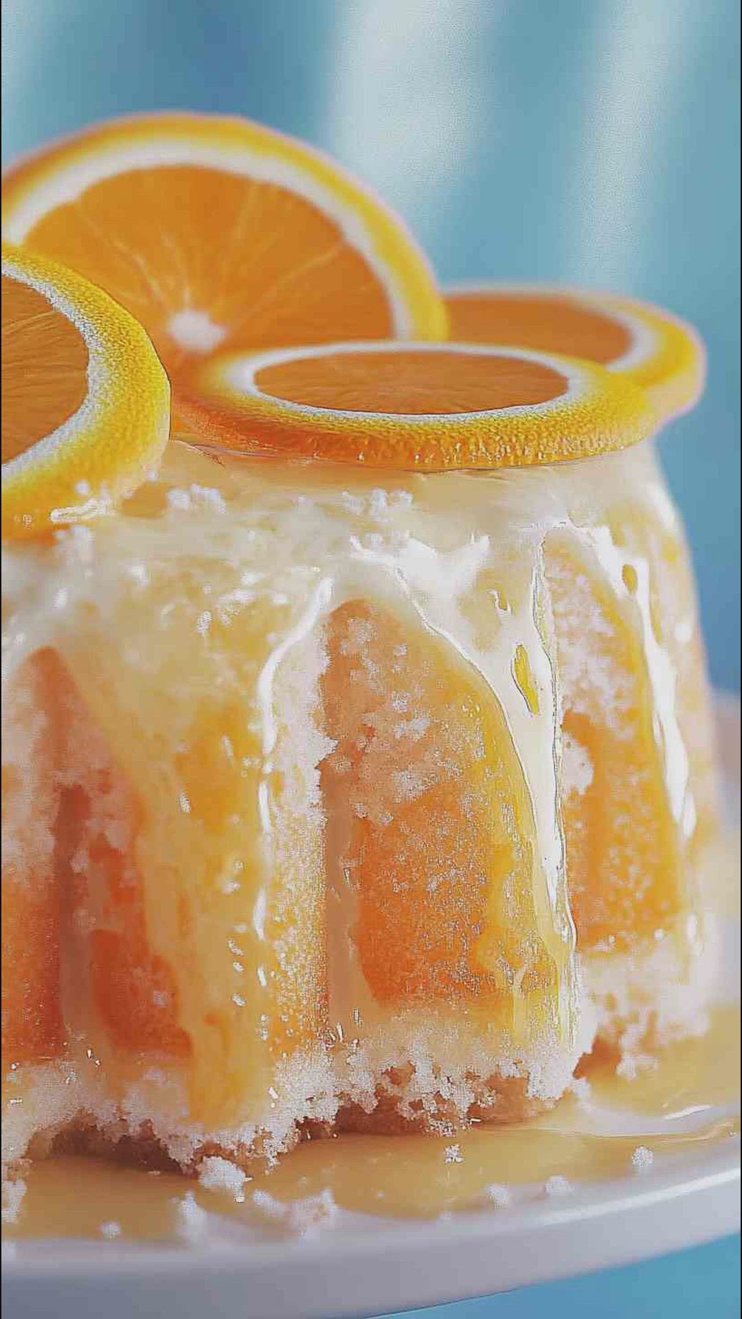 'Video thumbnail for Citrus-Glazed Angel Food Cake Recipe'