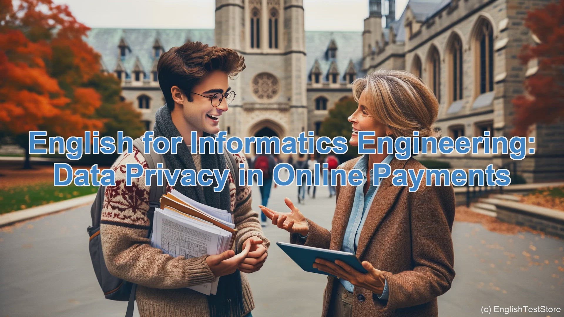 'Video thumbnail for English Conversation for Informatics Engineering: Data Privacy in Online Payments'