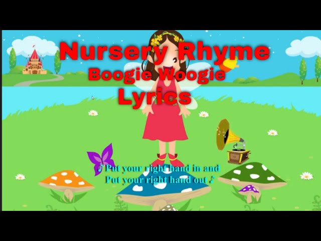 Video thumbnail for Boogie Woogie | Sing Along|Lyrics | Nursery Rhymes | Kids |Child Pre K |Children Song| Youtubersity