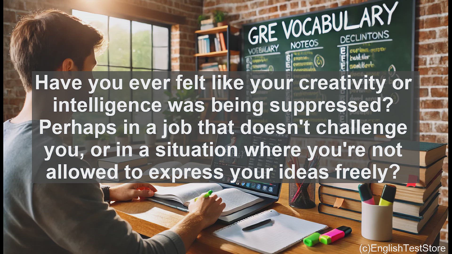 'Video thumbnail for GRE Vocabulary Lesson: Unlocking the Power of Stultification - Exploring a Vital Vocabulary Word'