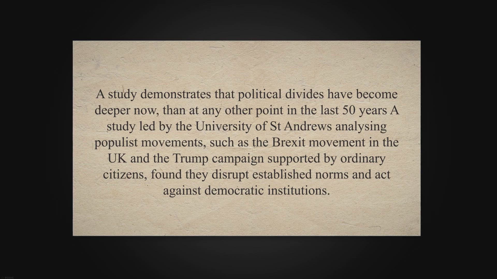 Video thumbnail for Why is political polarization increasing in democratic countries?