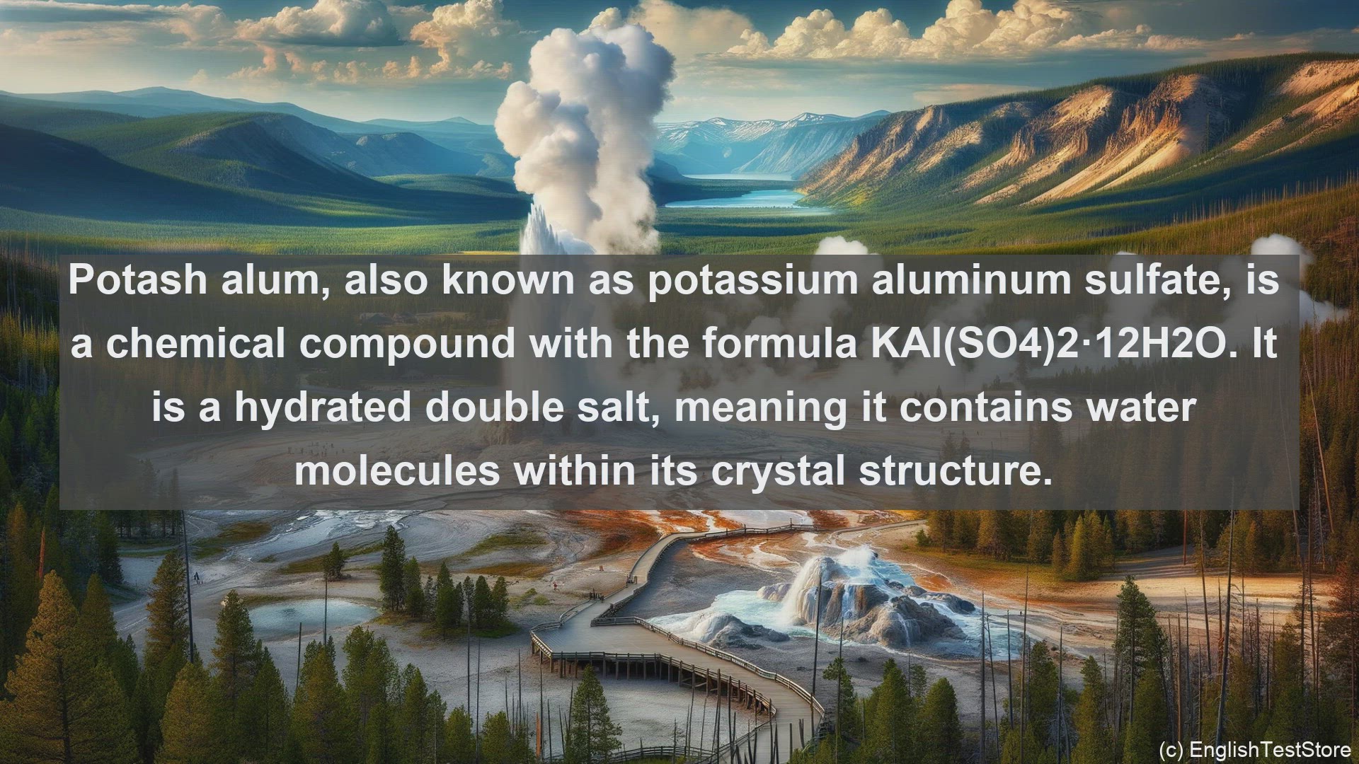 'Video thumbnail for Potash alum in science  definition and examples'
