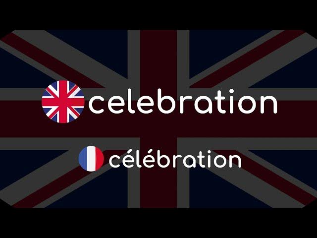 Video thumbnail for Comment prononcer « celebration » en anglais