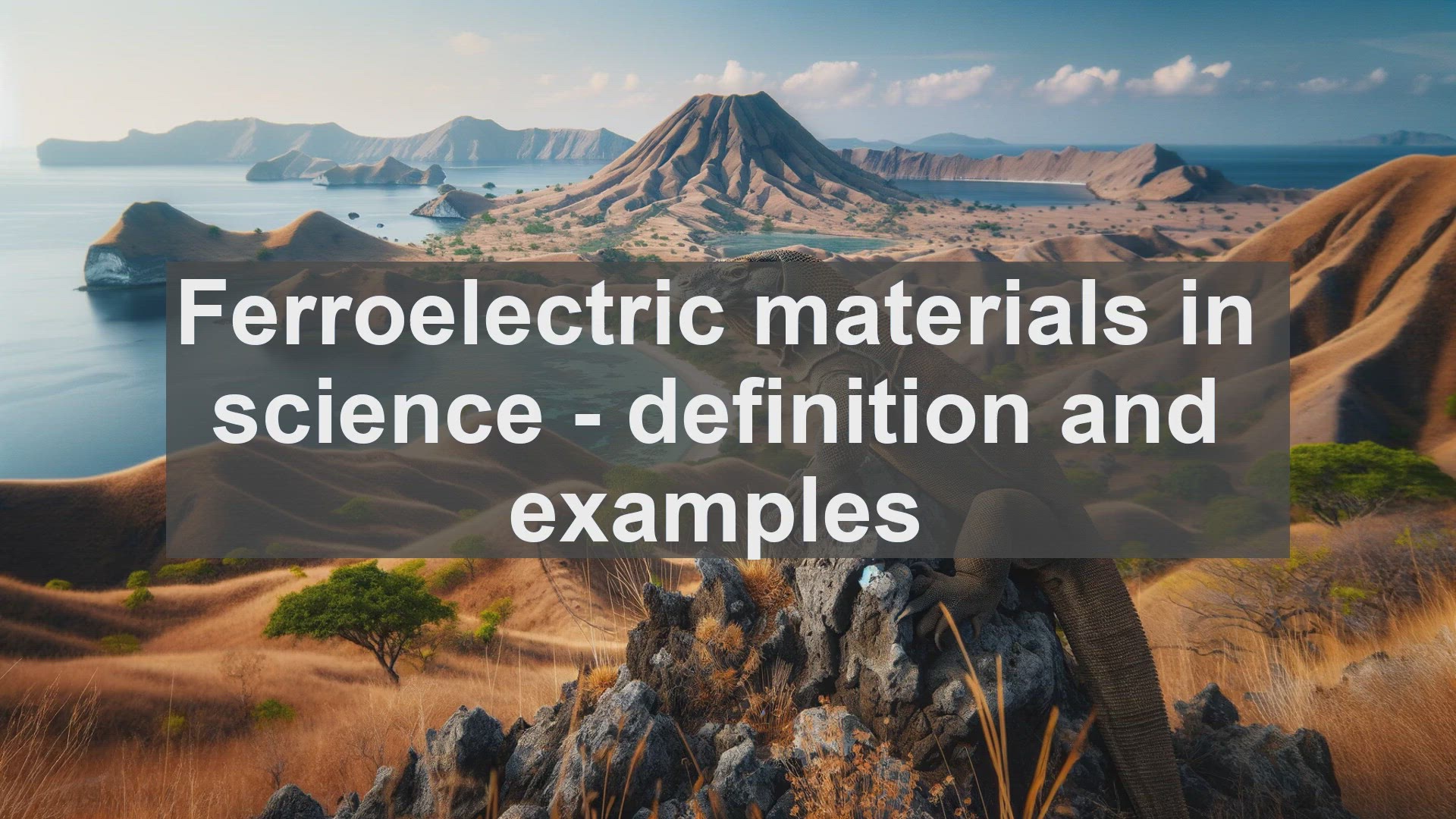 'Video thumbnail for Ferroelectric materials in science  definition and examples'