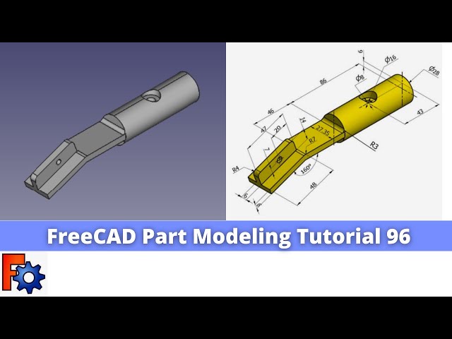 'Video thumbnail for FreeCAD Part Modeling Tutorial 96 | FreeCAD Tutorial | Mechnexus |'