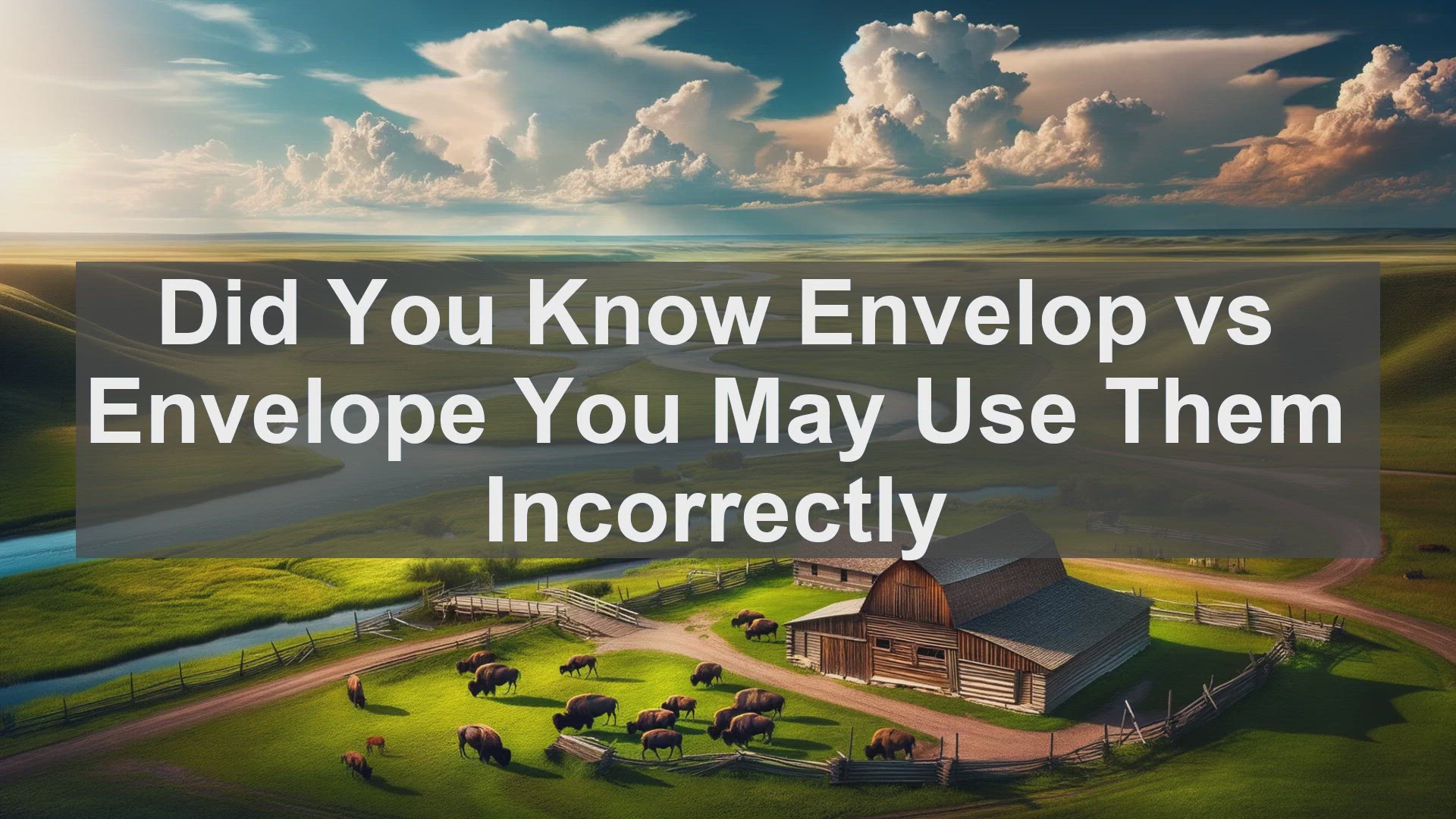 'Video thumbnail for Did You Know Envelop vs Envelope You May Use Them Incorrectly '
