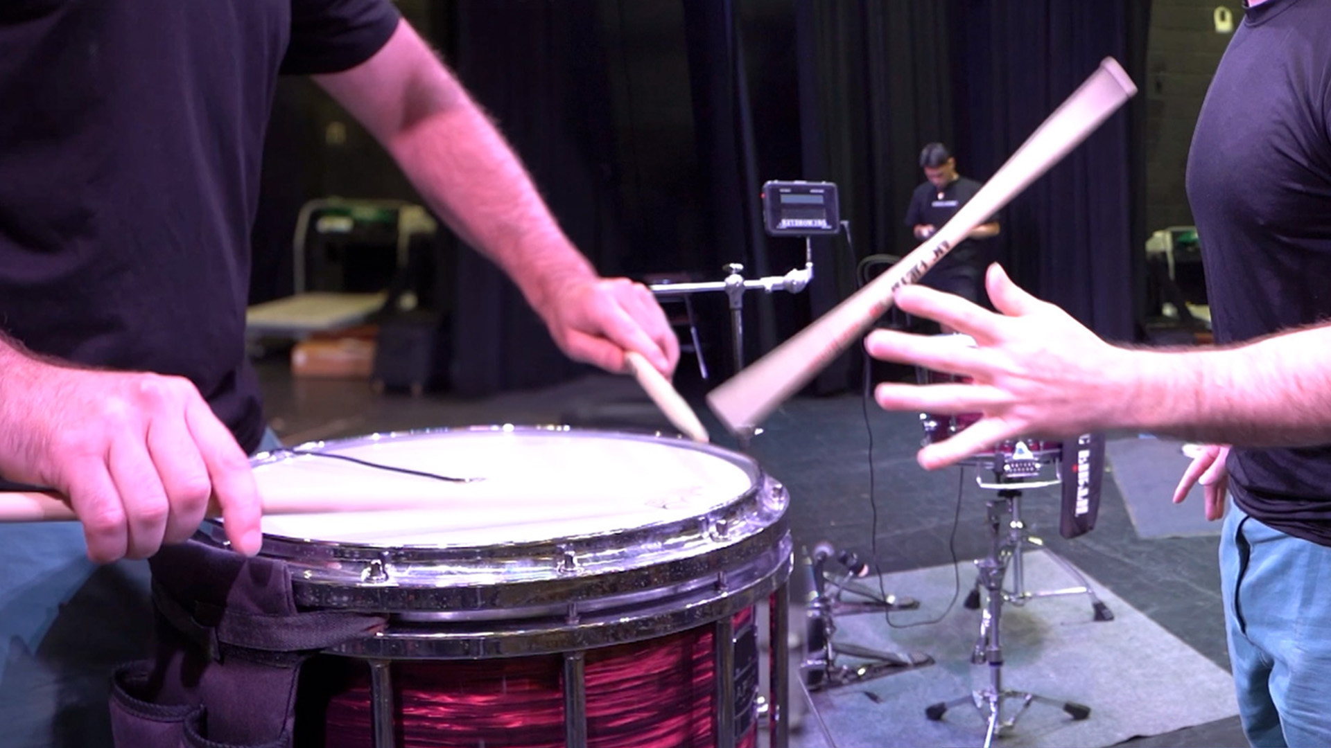 'Video thumbnail for Lifelong drummer sets records for stick flipping and hitting'