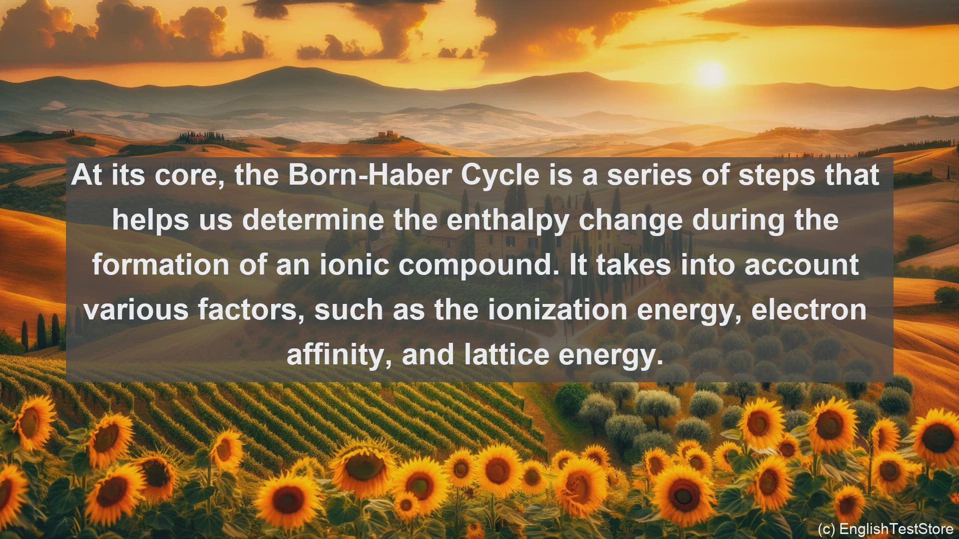 'Video thumbnail for Born haber cycle in science  definition and examples'